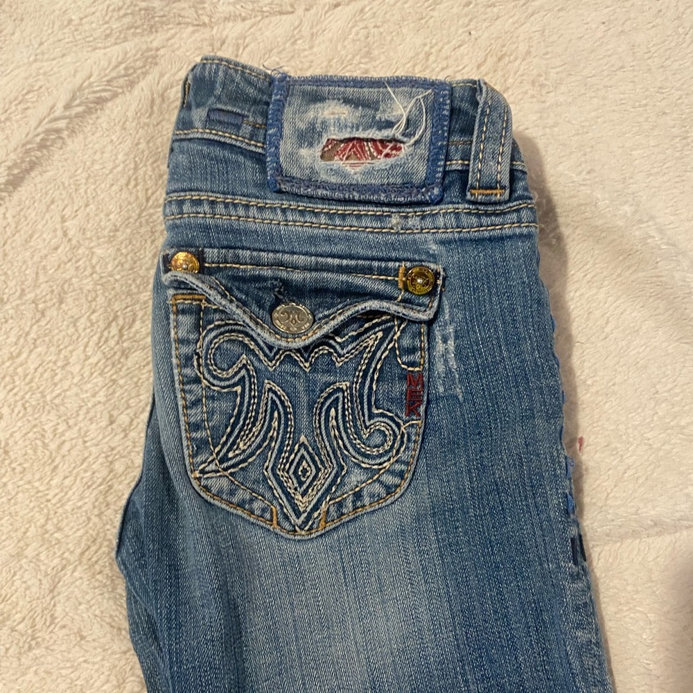 MEK denim distressed jeans